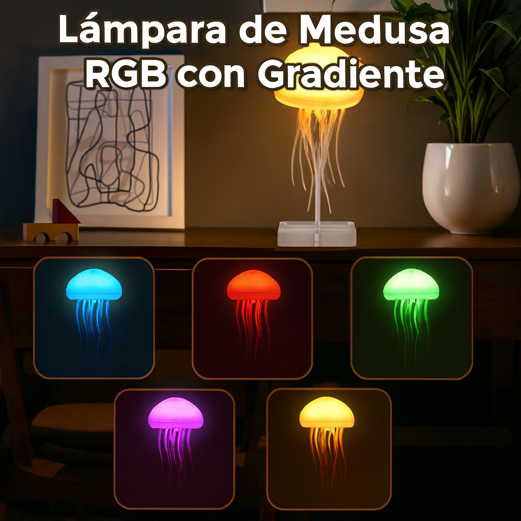Lampara de Medusa Anti Estrés